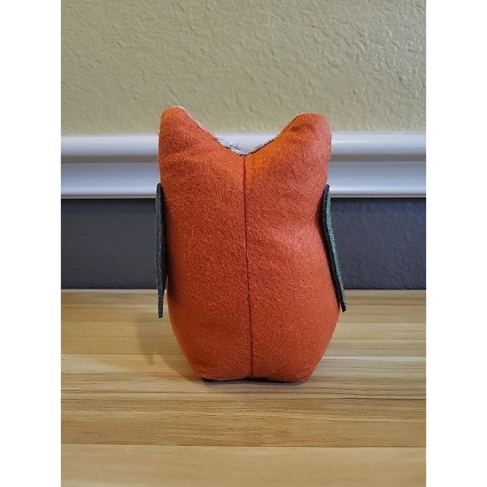 Fall Thanksgiving Plush Owl Shelf Sitters Set Of 2